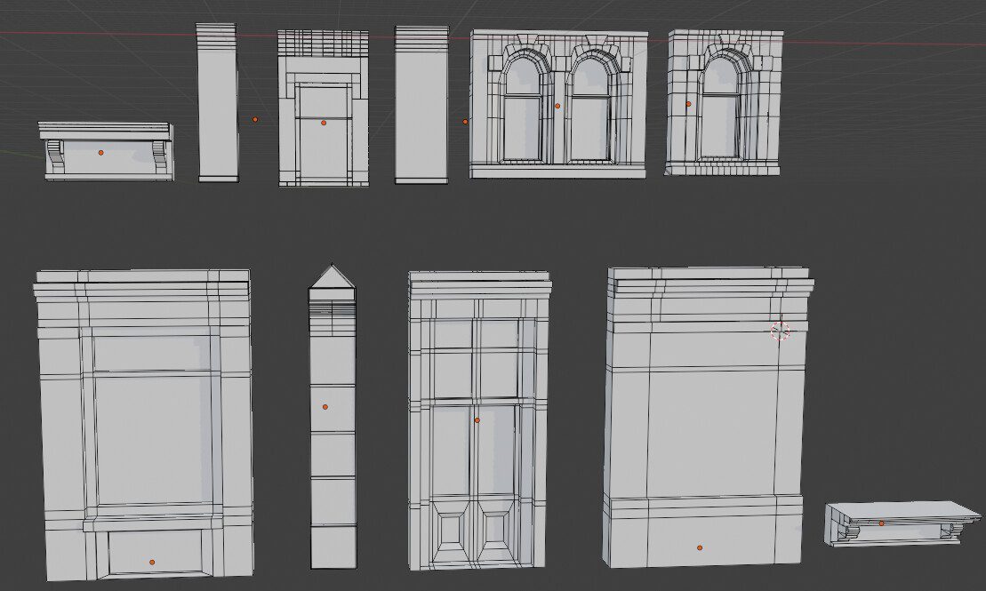 NY Building — geometry breakdown 1